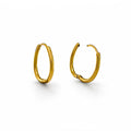 Minimalist Gold Plated Hoop