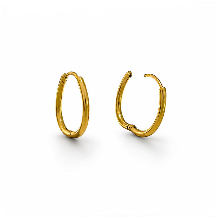 Minimalist Gold Plated Hoop