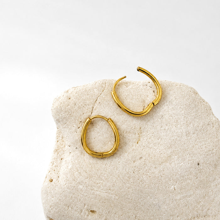 Minimalist Gold Plated Hoop