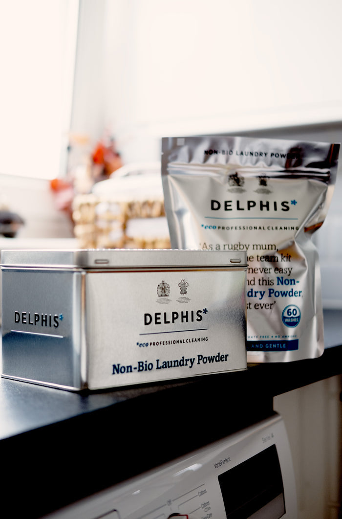 Non-Bio Laundry Powder 1.2kg + FREE Refill Tin