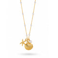 Ocean Pearl Gold Plated Necklace
