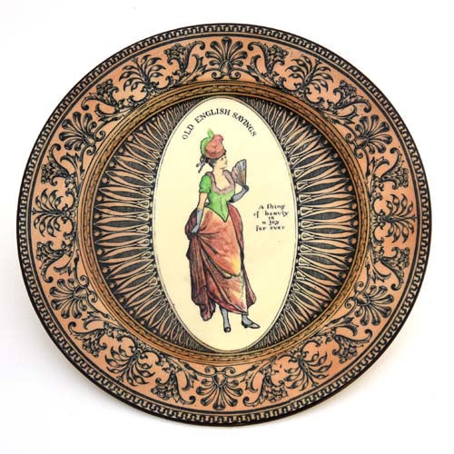 Old English Saying Plate