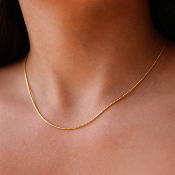 Opal Lumi Gold Plated Chain