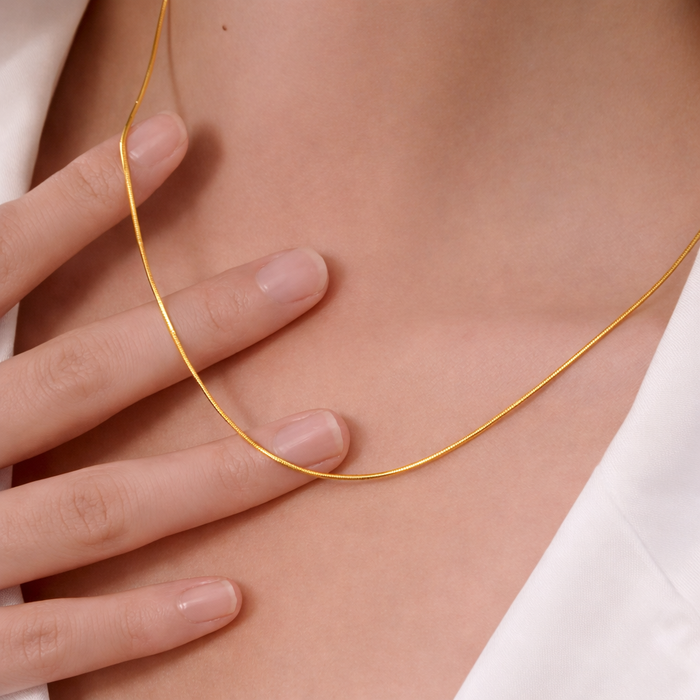 Opal Lumi Gold Plated Chain