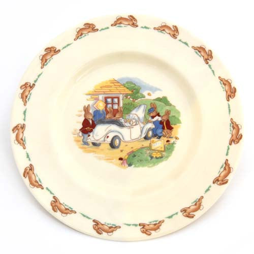 Petrol In The Sports Car Bunnykins plate