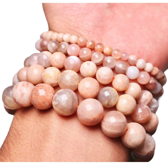 Pink moonstone bracelet A+ - Só Verde