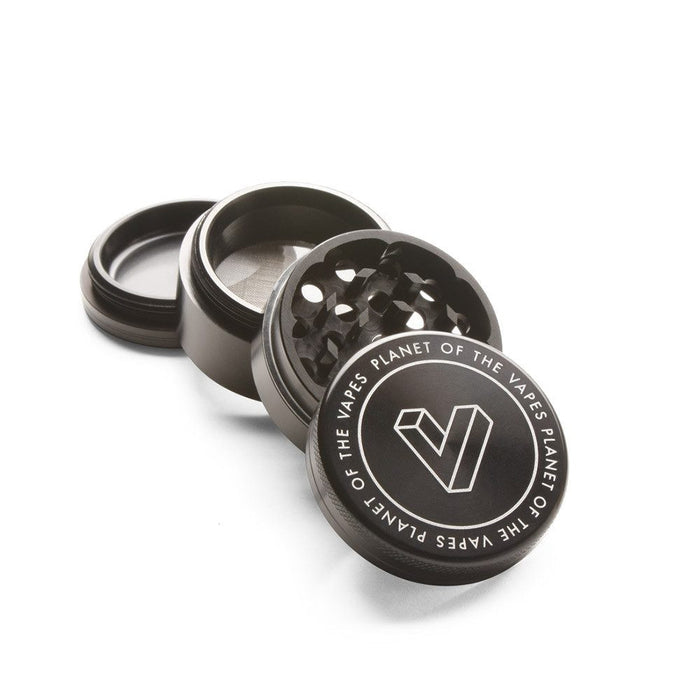 Potv Custom 4pc Grinder Glossy Black Open View