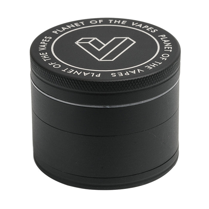 Potv Custom 4pc Grinder Matte Black Front View