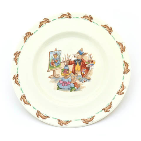Portrait Painting Bunnykins plate