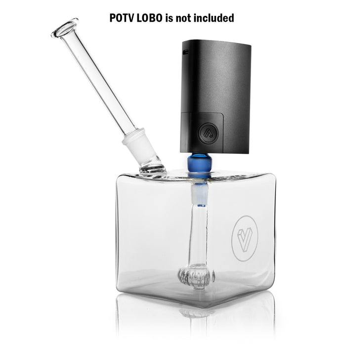 POTV Cloud Cube Glass Bubbler