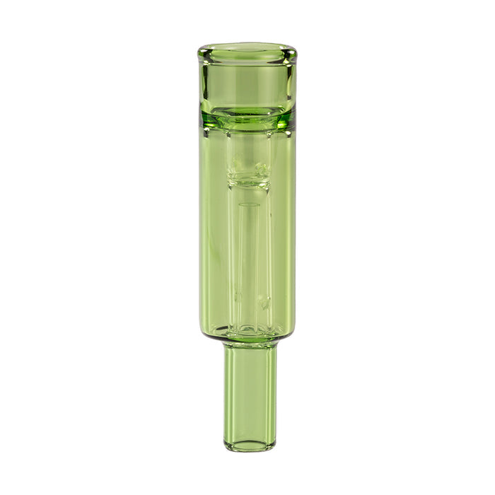 Colored Glass Accessories Mini Bubbler Green Front View