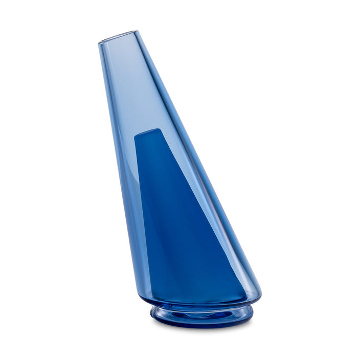 Puffco Peak Colored Glass Blue Side View