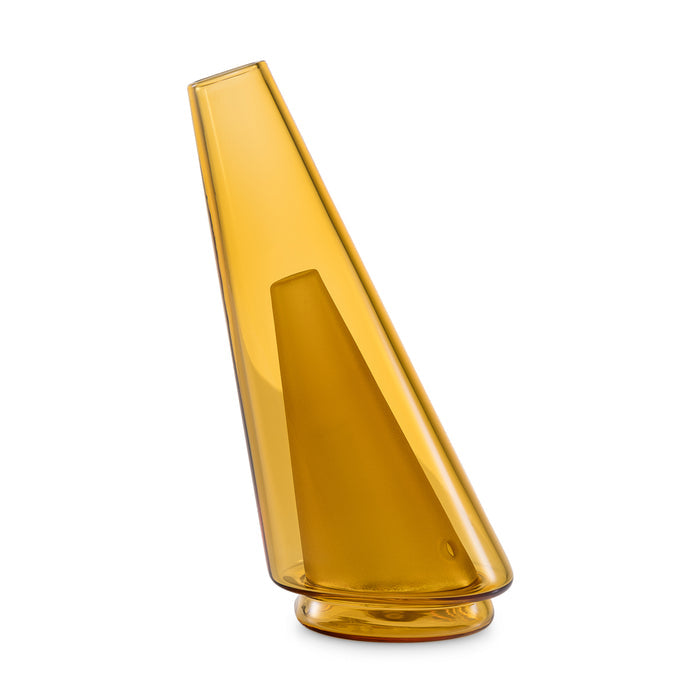 Puffco Peak Colored Glass Yellow Side View