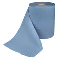 Putzpapier - Industrierolle blau 2-lagig