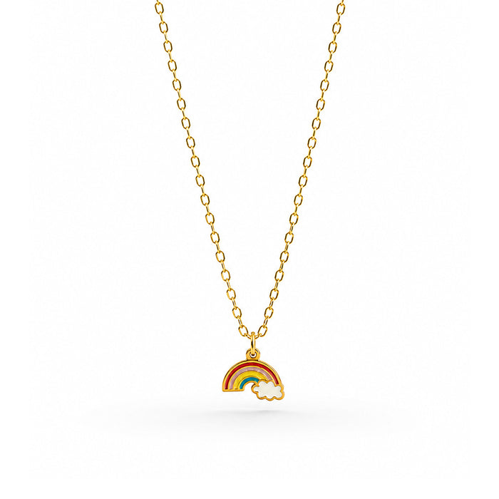 Rainbow Dreams Gold Plated Necklace