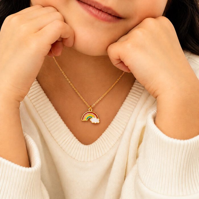 Rainbow Dreams Gold Plated Necklace