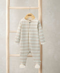 Mamas & Papas All-in-Ones & Bodysuits Ribbed Stripe Sleepsuit