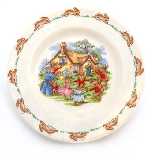 Ring-a-ring O'roses Bunnykins plate