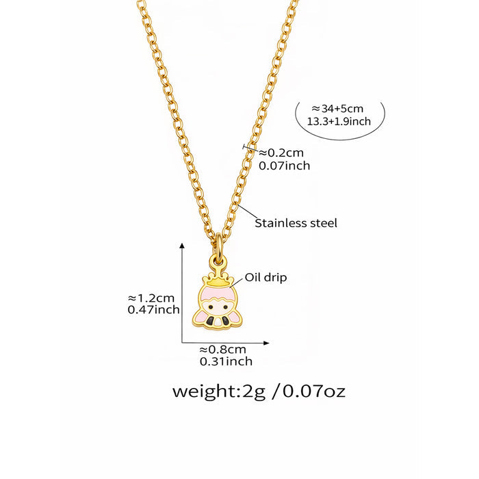 Royal Cutie Princess Gold Plated Necklace