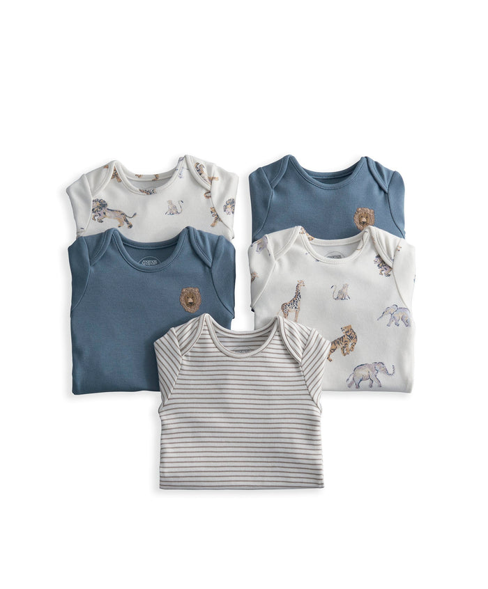Mamas & Papas Safari Adventures Bodysuits (Pack of 5)