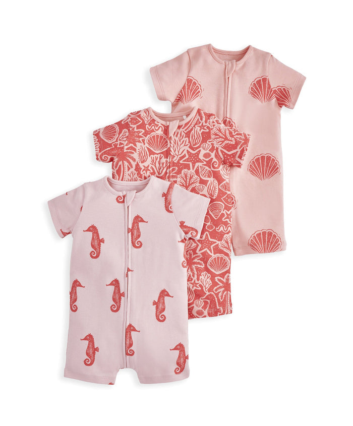 Mamas & Papas Rompers Seahorse Rompers (Pack of 3)