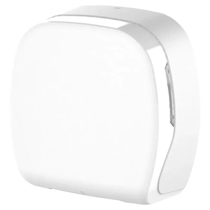 SemyTop Jumbo Toilettenpapierspender, weiß matt, für Rollen bis Ø25 cm