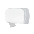 SemyTop Toilettenpapierspender, für 2 kernlose Rollen Toilettenpapier, schwarz matt