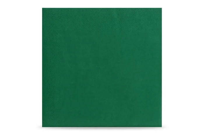 Servietten 33 x 33 cm, grün, 3-lagig, 1/8-Buchfalz