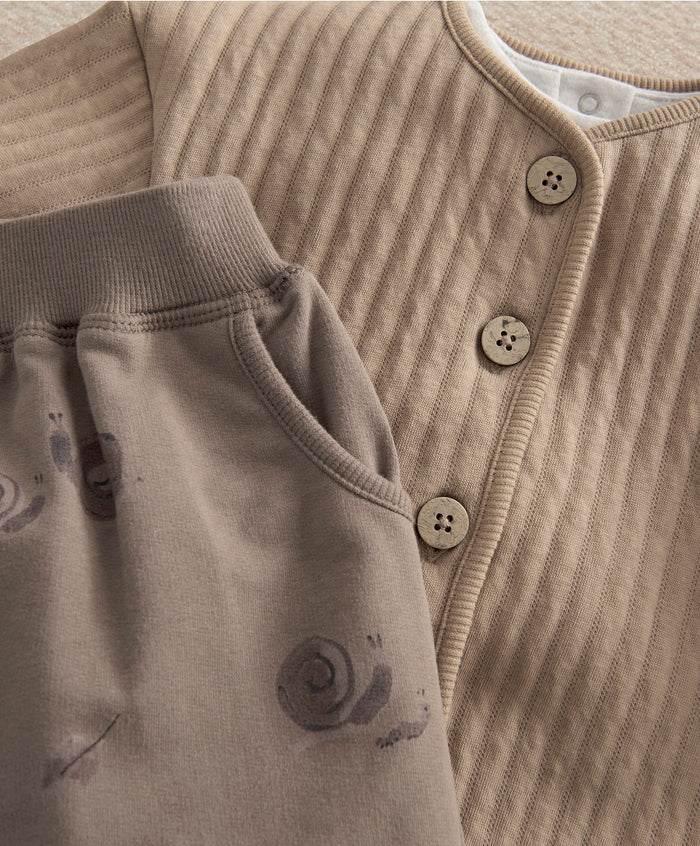 Mamas & Papas Outfits & Sets Snail Quilted Jacket & Joggers Set