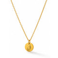 Sorele Engraved Gold Plated Pendant
