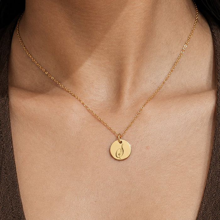 Sorele Engraved Gold Plated Pendant