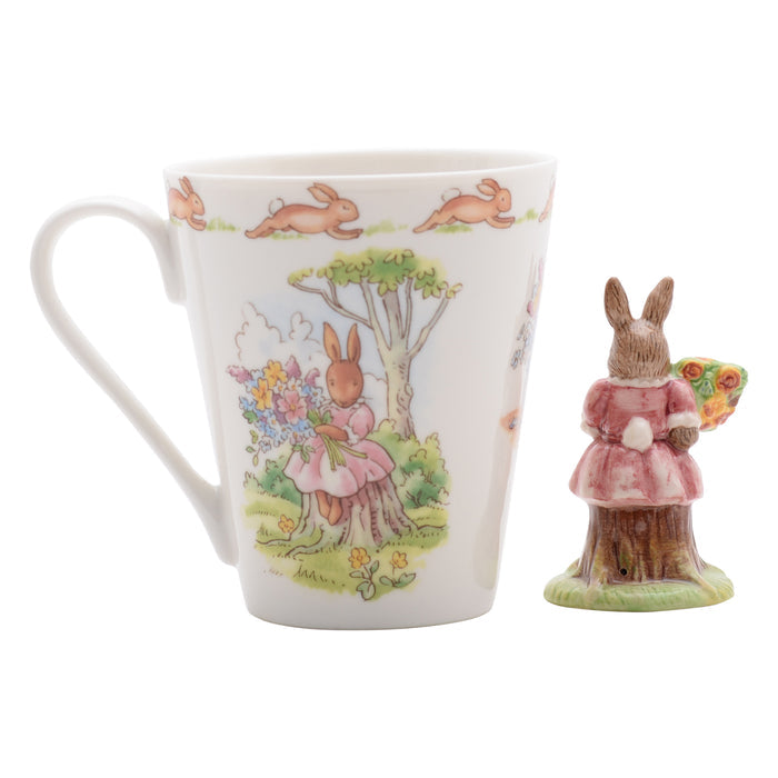 Thinking of you bunnykin mug set