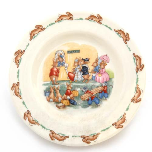 Ticket Queue Bunnykins plate