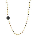 Tourmaline with Black Onyx Guru Bead Necklace - The Sattva Collection