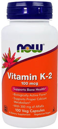 Vitamin K-2 100 mcg Veg Capsules - Só Verde