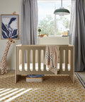 Mamas & Papas Cots Vyne Cot - Mocha/Oak