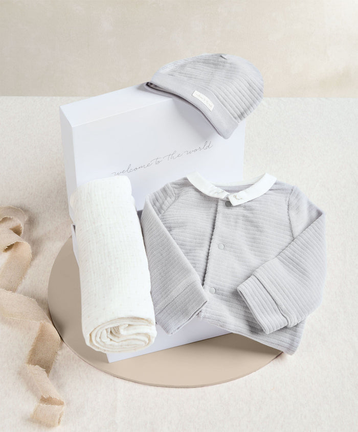 Mamas & Papas Outfits & Sets Welcome to the World Baby Boy (3 Piece) Gift Set