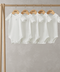 Mamas & Papas White Shortsleeved Bodysuits (5 Pack)