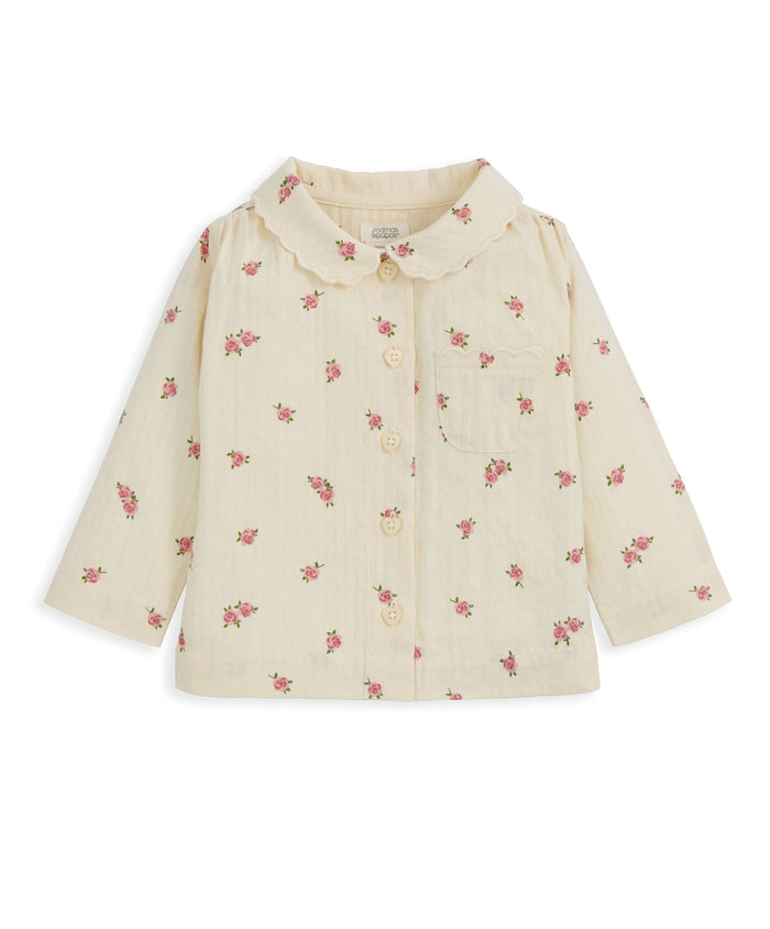 Mamas & Papas Pyjamas & Nightwear Woven Rose Pyjamas